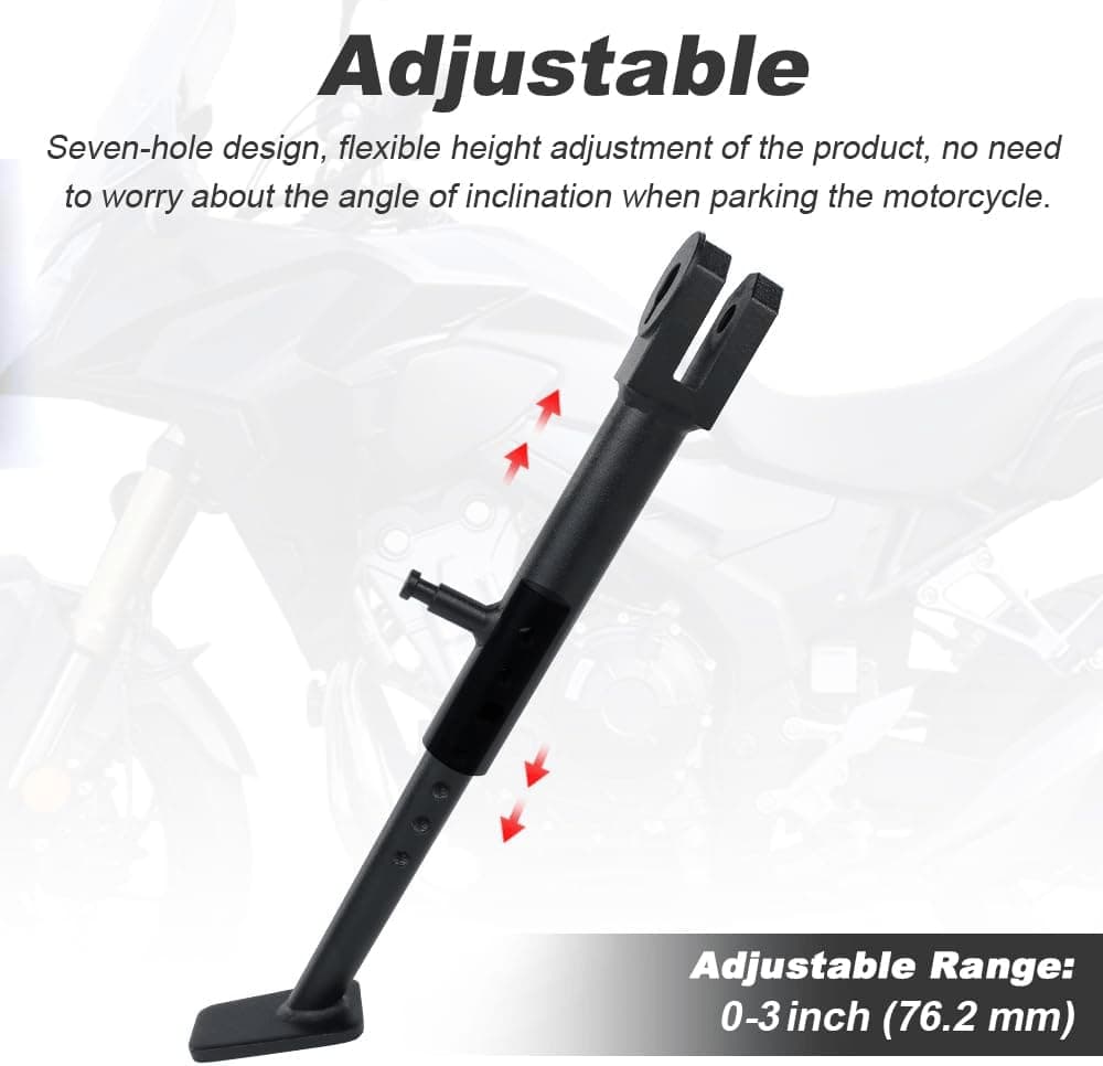 Illustration de l'article "Béquille latérale réglable pour Honda CB500F (2022-2024)" sur Accessoires Moto