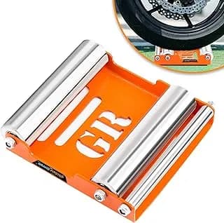 Illustration de l'article "GrandPitstop Stand Rouleau Moto : test pour nettoyage chaîne et entretien pneus" sur Mécanique