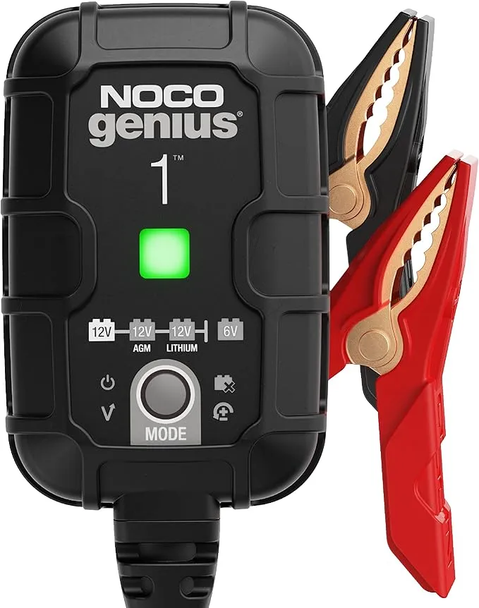 Illustration de l'article "NOCO GENIUS1 : test du chargeur batterie intelligent 6V/12V pour moto et scooter" sur Mécanique