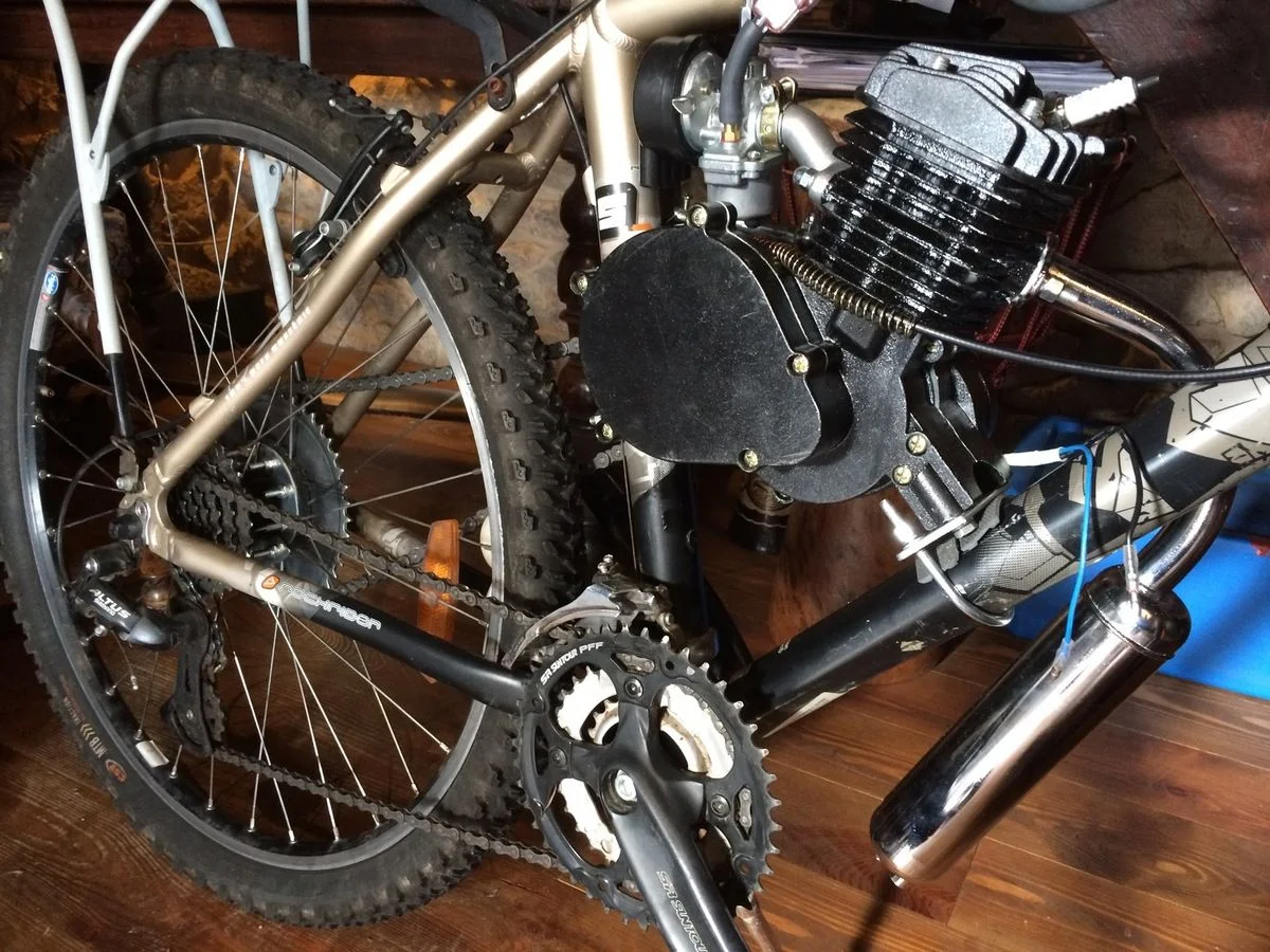 Finition installation kit moteur vélo