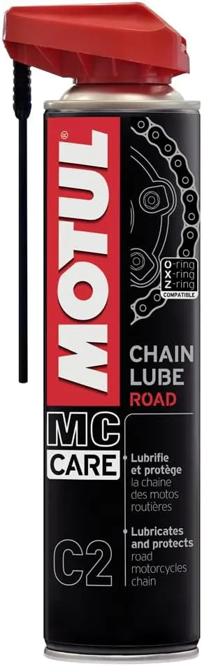 Motul Chain Lube Road : test du lubrifiant chaîne moto le plus vendu