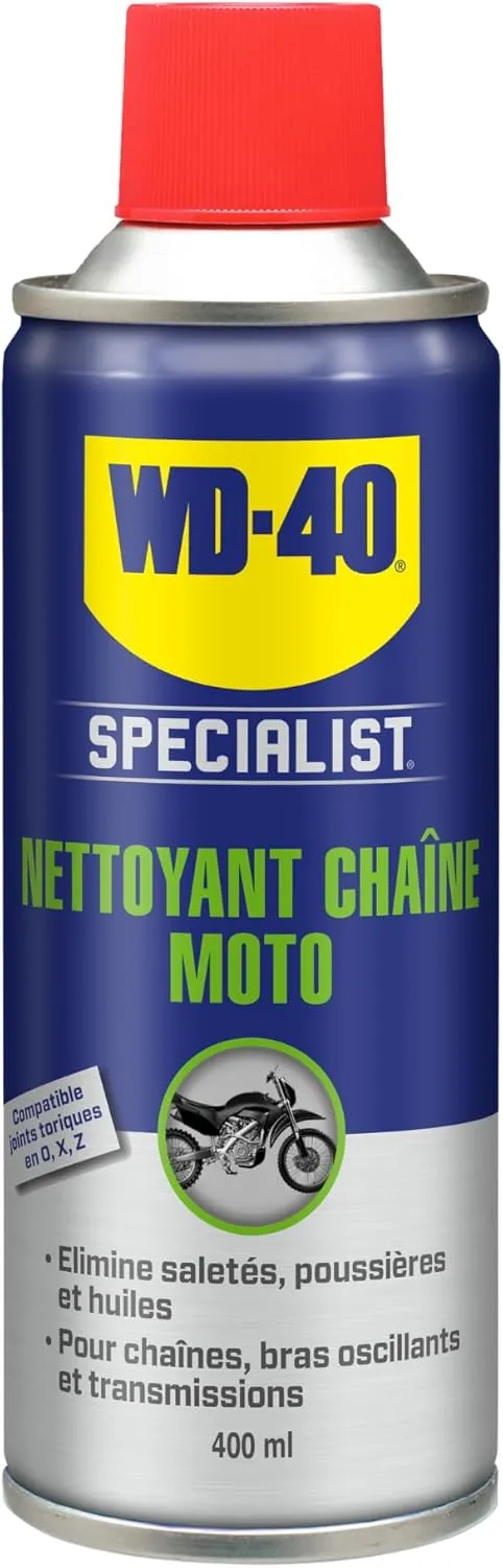 WD-40 Specialist Moto Nettoyant Chaîne : test et avis complet